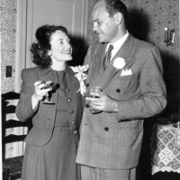 Jane Wiske & Rawley McCoy wedding day 1947